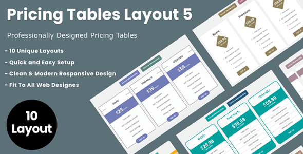 Divi Switch Pricing Tables Layout 5