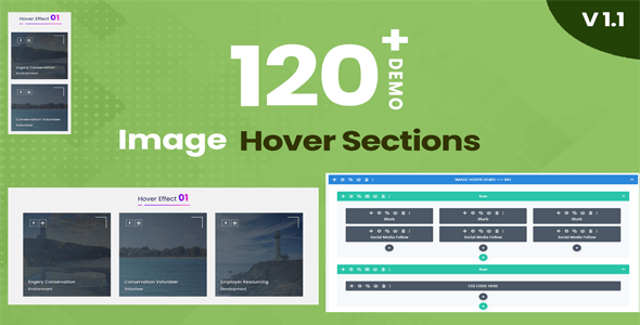 Divi Image Hover Effects Layouts